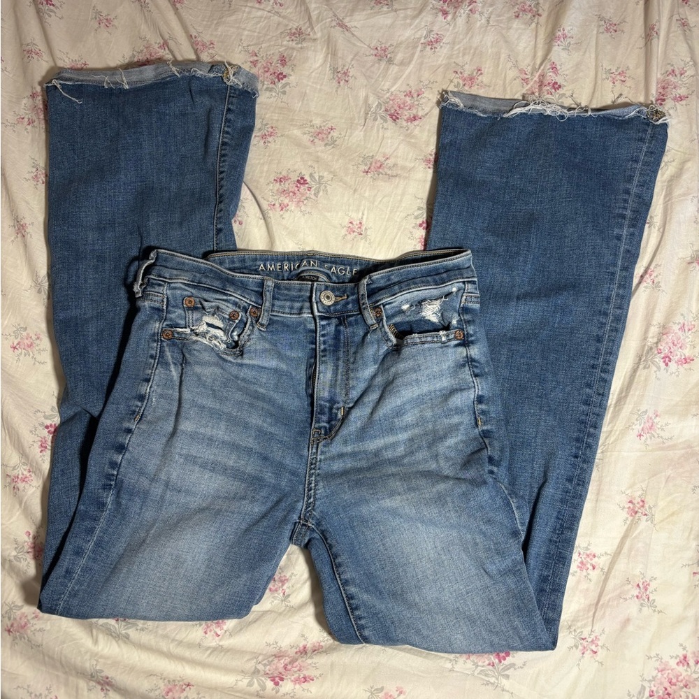 American Eagle Light Blue Stretch Denim